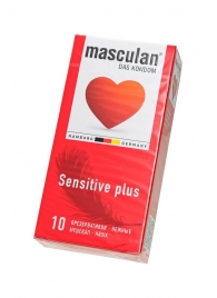 Презервативы Masculan Sensitive plus - 10 шт. - Masculan - купить с доставкой в Волгодонске