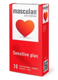 Презервативы Masculan Sensitive plus - 10 шт. - Masculan - купить с доставкой в Волгодонске
