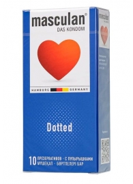 Презервативы с пупырышками Masculan Dotted - 10 шт. - Masculan - купить с доставкой в Волгодонске