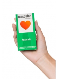 Презервативы анатомической формы Masculan Anatomic - 10 шт. - Masculan - купить с доставкой в Волгодонске
