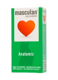 Презервативы анатомической формы Masculan Anatomic - 10 шт. - Masculan - купить с доставкой в Волгодонске
