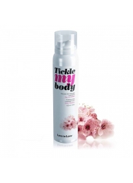 Массажная хрустящая пенка Tickle My Body Cherry Blossom с ароматом вишневого цвета - 150 мл. - Love to Love - купить с доставкой в Волгодонске