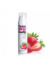 Массажная хрустящая пенка Tickle My Body Strawberry с ароматом клубники - 150 мл. - Love to Love - купить с доставкой в Волгодонске