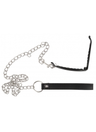 Зажим для половых губ с поводком Pussy Clamp With A Leash - Orion - купить с доставкой в Волгодонске