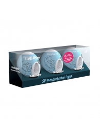 Набор из 3 мастурбаторов-яиц Satisfyer Savage - Satisfyer - в Волгодонске купить с доставкой