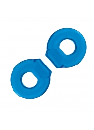 Комплект из двух колец для пениса 2-Pack Ultra-Stretch Stamina Endurance Ring - BlueLine - в Волгодонске купить с доставкой
