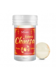 Интимный гель Chinesa Esfera с охлаждающе-пульсирующим эффектом (2 шарика по 3 гр.) - HotFlowers - купить с доставкой в Волгодонске