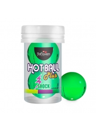 Лубрикант на силиконовой основе Hot Ball Plus с покалывающим эффектом (2 шарика по 3 гр.) - HotFlowers - купить с доставкой в Волгодонске