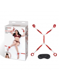 Красная фиксация на матрас Classic Bedspreader - Lux Fetish - купить с доставкой в Волгодонске