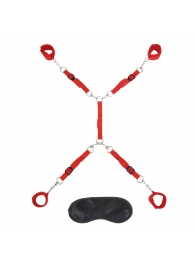 Красная фиксация на матрас Classic Bedspreader - Lux Fetish - купить с доставкой в Волгодонске