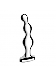Стальной анальный фаллоимитатор для простаты Stainless Steel Anal Beads - 13 см. - b-Vibe - в Волгодонске купить с доставкой