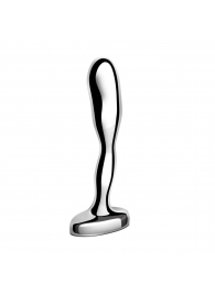 Стальной стимулятор простаты Stainless Steel Prostate Plug - 11,5 см. - b-Vibe - в Волгодонске купить с доставкой
