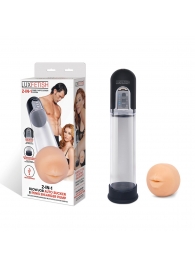 Автоматическая вакуумная помпа-мастурбатор Blowjob Auto Sucker Penis Enlarger Pump - Lux Fetish - в Волгодонске купить с доставкой