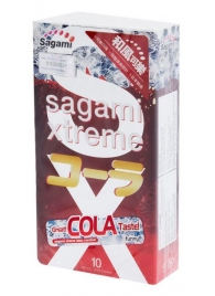 Ароматизированные презервативы Sagami Xtreme COLA - 10 шт. - Sagami - купить с доставкой в Волгодонске