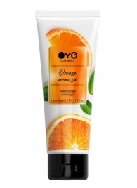 Лубрикант на водной основе OYO Aroma Gel Orange с ароматом апельсина - 75 мл. - OYO - купить с доставкой в Волгодонске