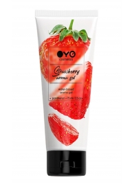 Лубрикант на водной основе OYO Aroma Gel Strawberry с ароматом клубники - 75 мл. - OYO - купить с доставкой в Волгодонске