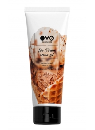 Лубрикант на водной основе OYO Aroma Gel Ice Cream с ароматом пломбира - 75 мл. - OYO - купить с доставкой в Волгодонске