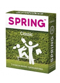 Классические презервативы SPRING CLASSIC - 3 шт. - SPRING - купить с доставкой в Волгодонске