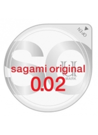 Ультратонкий презерватив Sagami Original - 1 шт. - Sagami - купить с доставкой в Волгодонске