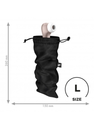 Черный мешочек для хранения игрушек Treasure Bag L - Satisfyer - купить с доставкой в Волгодонске