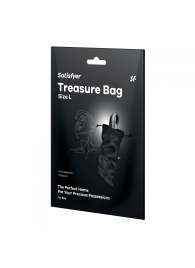 Черный мешочек для хранения игрушек Treasure Bag L - Satisfyer - купить с доставкой в Волгодонске