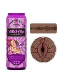 Коричневый мастурбатор-вагина Pleasure Brew Masturbator-Wild Ale в банке - Lovetoy - в Волгодонске купить с доставкой