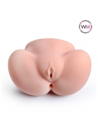 Реалистичный мастурбатор с двумя функциональными отверстиями - Erowoman-Eroman - в Волгодонске купить с доставкой