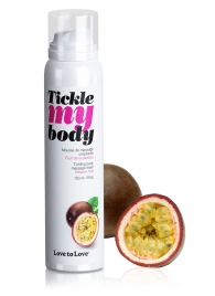 Массажная хрустящая пенка Tickle my body с ароматом маракуйи - 150 мл. - Love to Love - купить с доставкой в Волгодонске