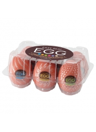 Набор из 6 мастурбаторов-яиц Tenga Egg Variety Pack V - Tenga - в Волгодонске купить с доставкой