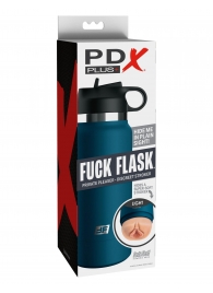 Мастурбатор-вагина в синей колбе F*ck Flask - Pipedream - в Волгодонске купить с доставкой