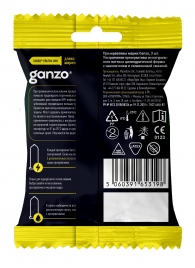 Ультратонкие презервативы Ganzo Ultra thin в мягкой упаковке - 3 шт. - Ganzo - купить с доставкой в Волгодонске