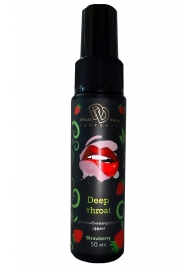 Спрей для горла Deep Throat с десенсибилизирующим эффектом и вкусом клубники - 50 мл. - БиоМед - купить с доставкой в Волгодонске