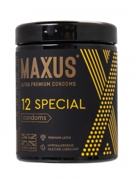 Презервативы с точками и рёбрами MAXUS Special - 12 шт. - Maxus - купить с доставкой в Волгодонске