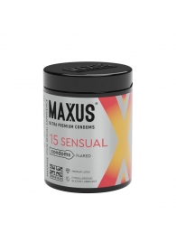 Анатомические презервативы MAXUS Sensual - 15 шт. - Maxus - купить с доставкой в Волгодонске