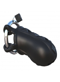 Черный замок верности Extreme Silicone Cock Blocker - Pipedream - купить с доставкой в Волгодонске