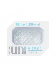 Прозрачный мастурбатор-стимулятор Tenga Uni Diamond - Tenga - в Волгодонске купить с доставкой