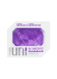 Фиолетовый мастурбатор-стимулятор Tenga Uni Amethyst - Tenga - в Волгодонске купить с доставкой
