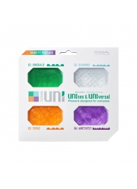 Набор из 4 мастурбаторов-стимуляторов Tenga Uni Variety Pack - Tenga - в Волгодонске купить с доставкой