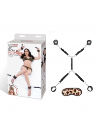 Леопардовая фиксация на матрас для рук и ног Classic Bedspreader - Lux Fetish - купить с доставкой в Волгодонске