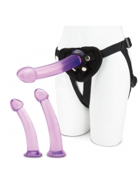 Тренировочный набор с тремя насадками Pegging Training Set - Lux Fetish - купить с доставкой в Волгодонске
