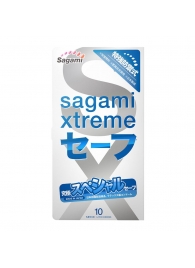 Презервативы Sagami Xtreme Ultrasafe с двойным количеством смазки - 10 шт. - Sagami - купить с доставкой в Волгодонске