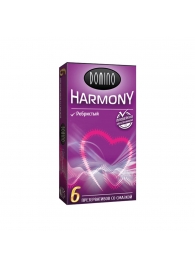Презервативы с рёбрышками Domino Harmony - 6 шт. - Domino - купить с доставкой в Волгодонске