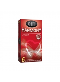 Гладкие презервативы Domino Harmony - 6 шт. - Domino - купить с доставкой в Волгодонске