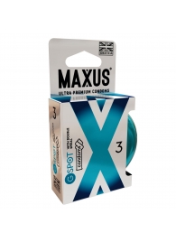 Презервативы Maxus G spot с двойной спиралью - 3 шт. - Maxus - купить с доставкой в Волгодонске