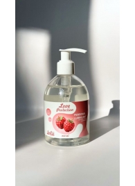 Лубрикант на водной основе Love Protection Raspberry с ароматом малины - 300 мл. - Lola Games - купить с доставкой в Волгодонске