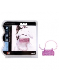 Эрекционное кольцо с вибратором LITTLE LILAC - Dream Toys - в Волгодонске купить с доставкой