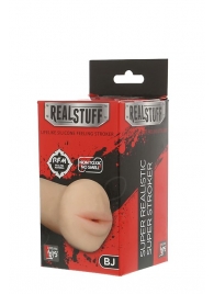 Нежный мастурбатор-ротик REALSTUFF 5INCH MASTURBATOR BJ - Dream Toys - в Волгодонске купить с доставкой