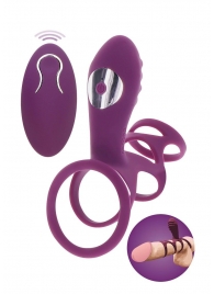 Фиолетовая эрекционная вибронасадка Halo Halo C-Ring Sleeve - Toy Joy - в Волгодонске купить с доставкой