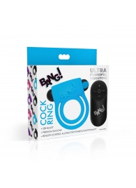 Голубое эрекционное виброкольцо 28X Remote Control Vibrating Cock Ring   Bullet - XR Brands - в Волгодонске купить с доставкой