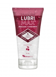 Интимный гель-смазка на водной основе Lubrimax Magic Cherry - 75 мл. - ИнтелБИО - купить с доставкой в Волгодонске